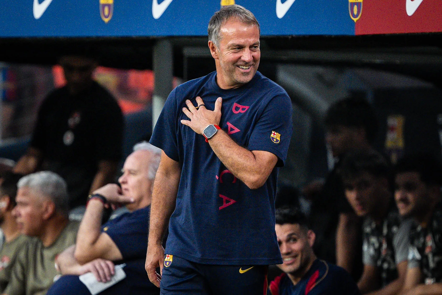 Hansi Flick, t&eacute;cnico do Barcelona (Foto: Imago/ZUMA Press Wire)