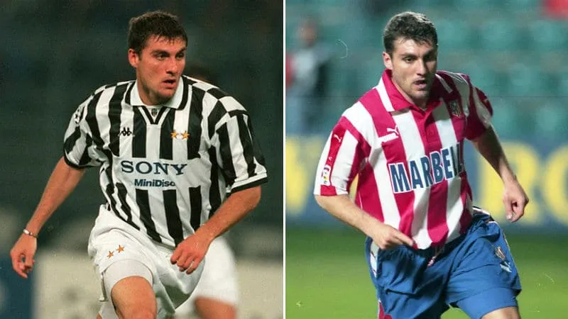 As passagens ef&ecirc;meras, mas goleadoras, de Vieri por Juventus e Atl&eacute;tico de Madrid