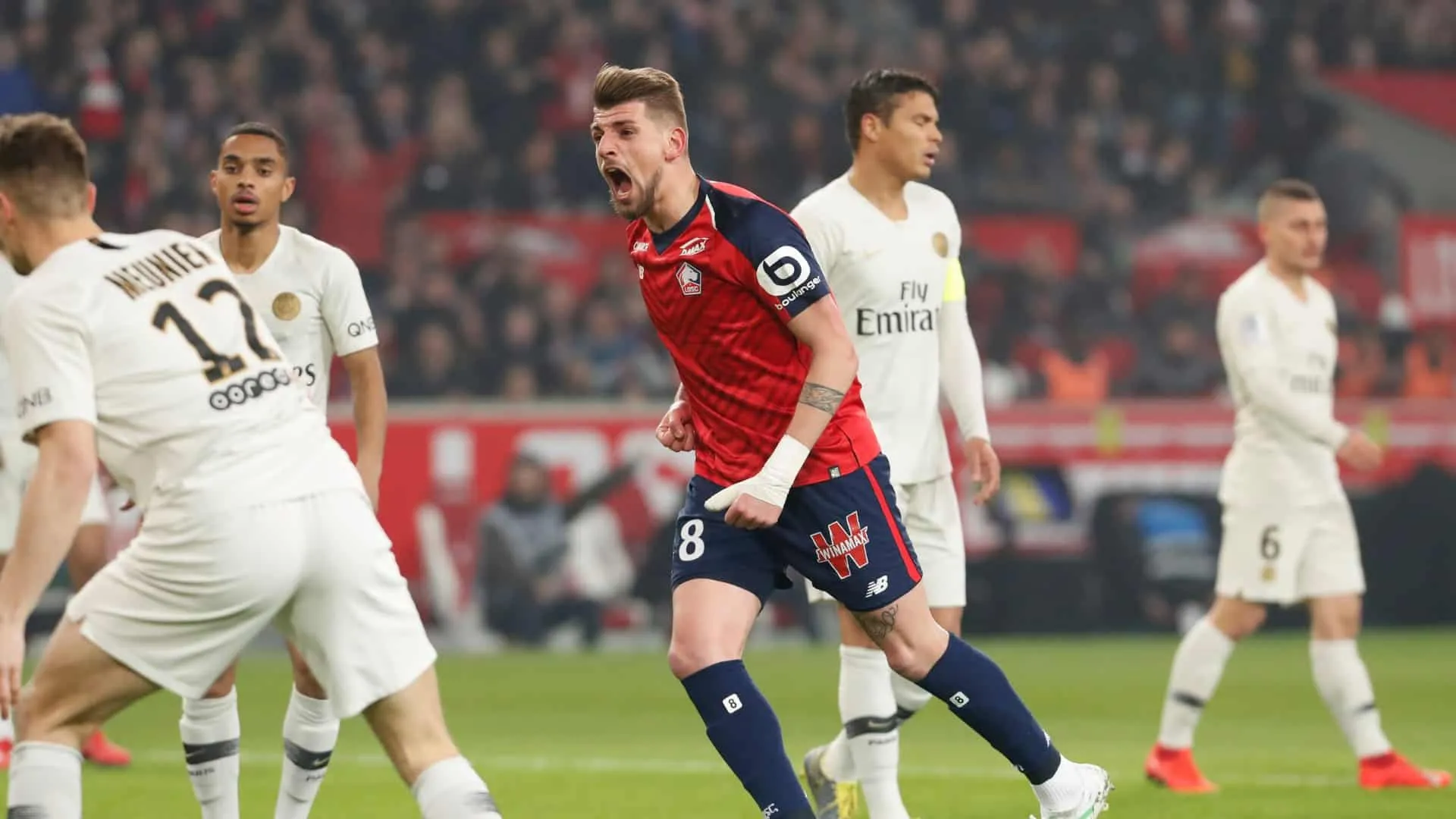 Carimbou a faixa: Lille faz 5 a 1 e imp&otilde;e ao PSG a pior derrota da Era Catar pela Ligue 1