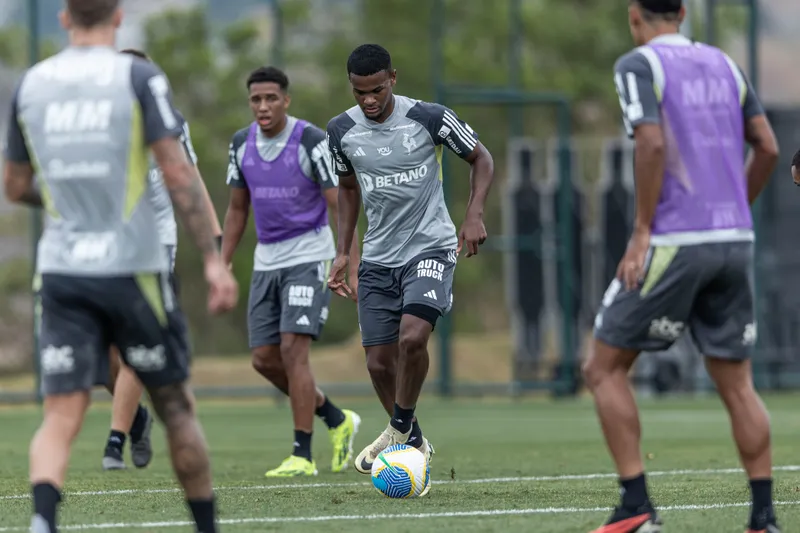 Alisson em treinos do Atl&eacute;tico