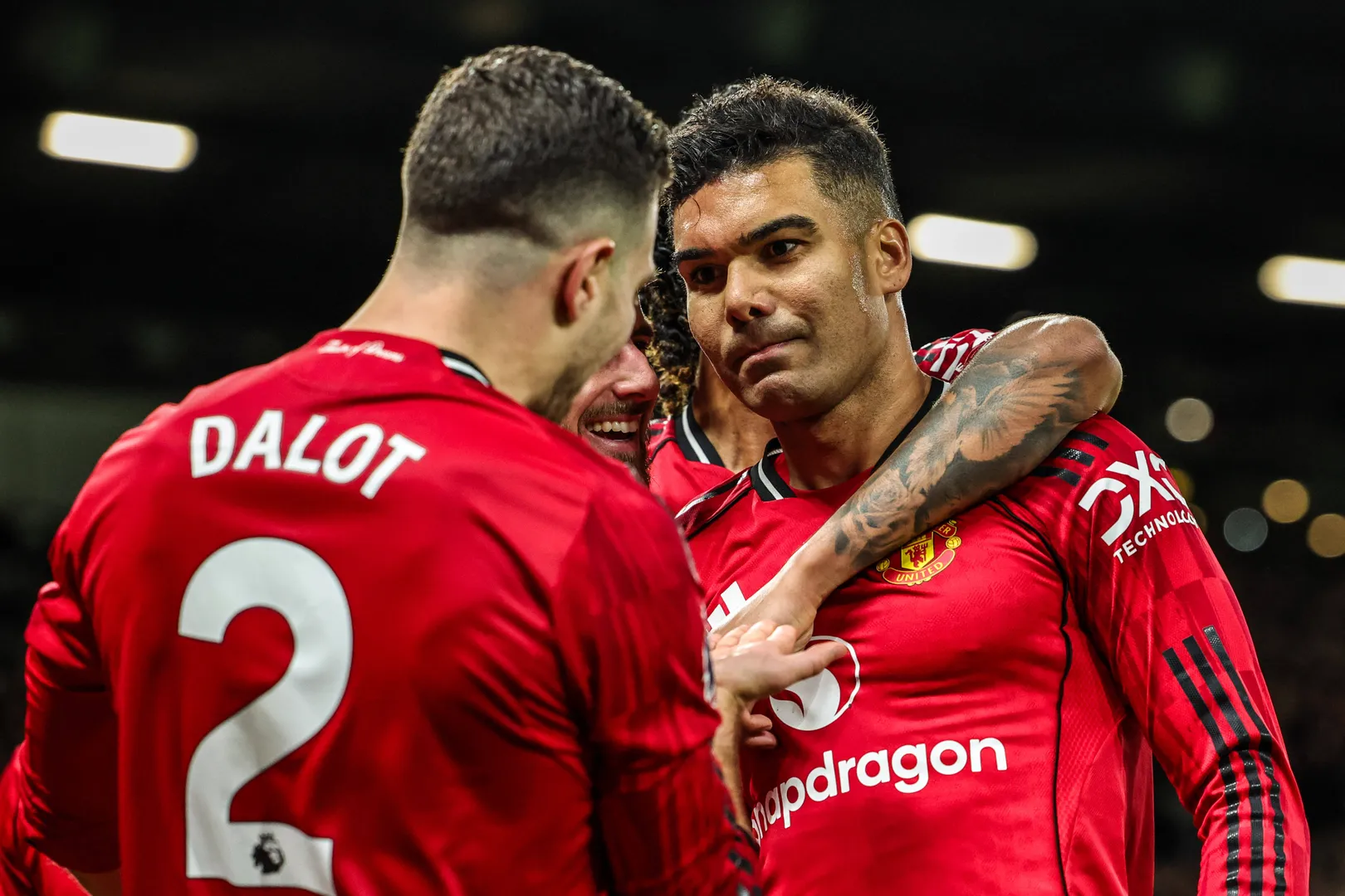 Casemiro marcou um dos gols do United