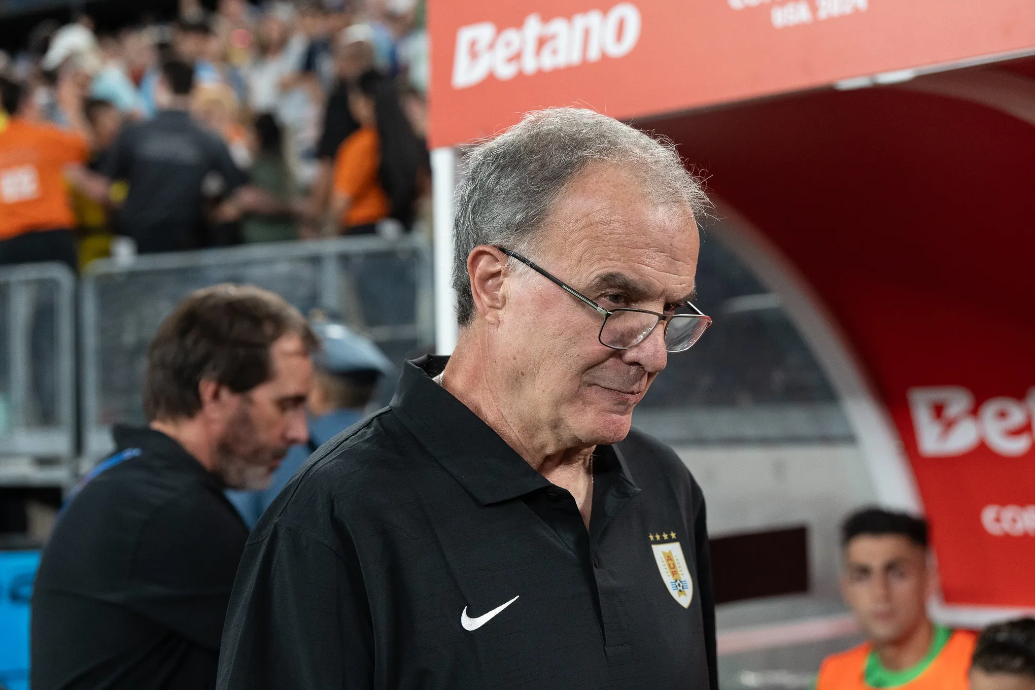 Bielsa &lsquo;se espelha&rsquo; em Dorival para justificar elimina&ccedil;&atilde;o do Uruguai na Copa Am&eacute;rica