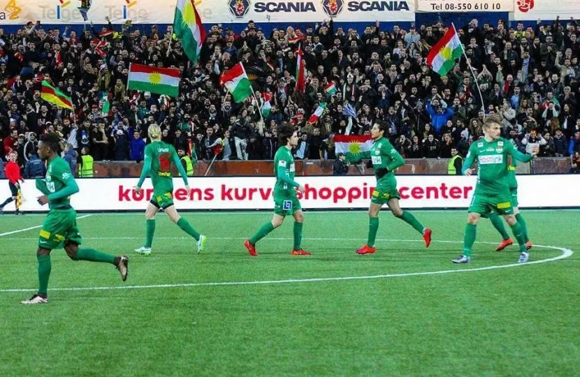 O Dalkurd &eacute; promovido na Su&eacute;cia &ndash; e aumenta o simbolismo para os curdos