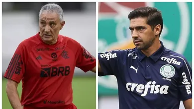 Flamengo de Tite x Palmeiras de Abel: vale muito e marca primeiro embate entre os badalados treinadores