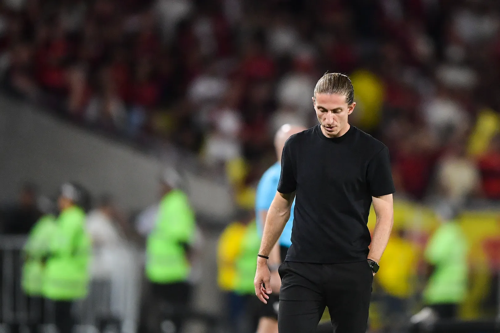 Filipe Lu&iacute;s durante Flamengo x Sport 