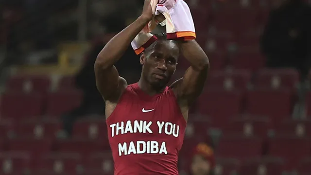 Drogba agradeceu Mandela ap&oacute;s um jogo do Galatasaray