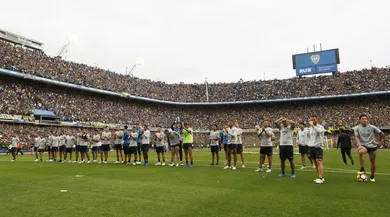 A Bombonera abarrotada garantiu uma tarde inesquec&iacute;vel ao Boca Juniors antes da superfinal