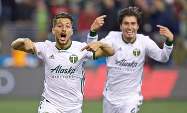 O Portland Timbers comemorou a classifica&ccedil;&atilde;o em um jogo que, na verdade, ia aos p&ecirc;naltis