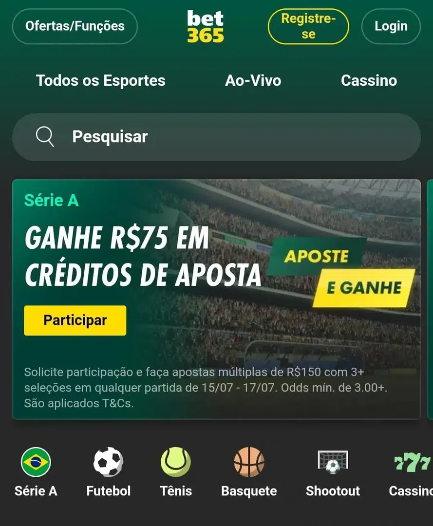 Bet365 app: saiba como baixar e apostar no Android e no iOS
