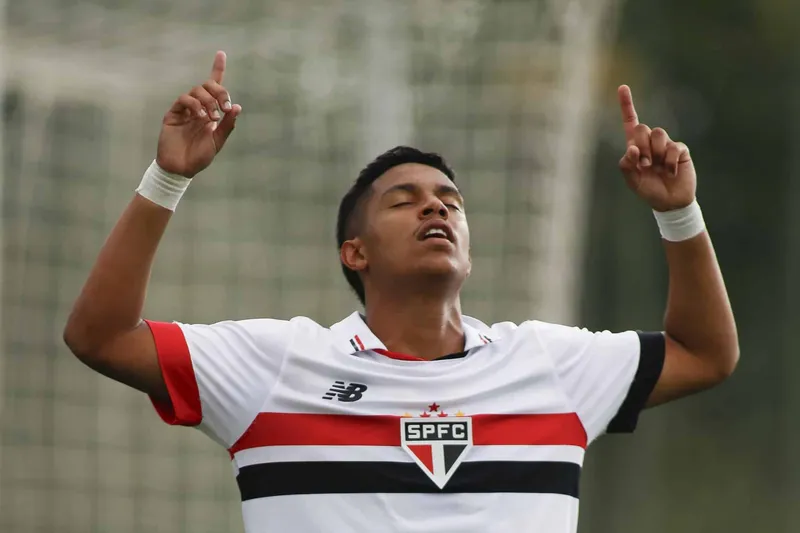 Ryan Francisco, atacante do sub-20 do S&atilde;o Paulo