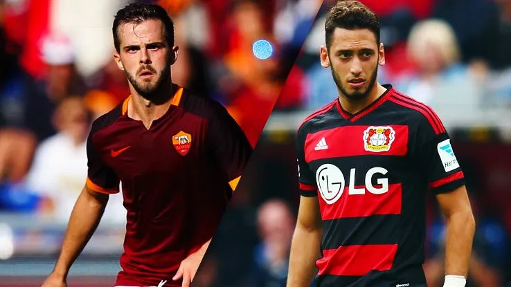 Quem &eacute; o melhor cobrador de faltas da Europa? &Ccedil;alhanoglu e Pjanic encabe&ccedil;am a lista