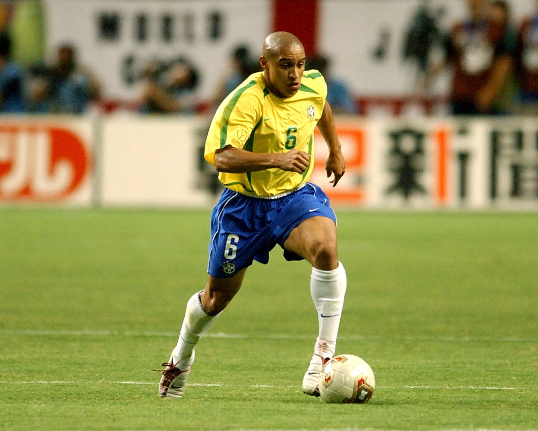 Roberto Carlos na Copa do Mundo de 2002