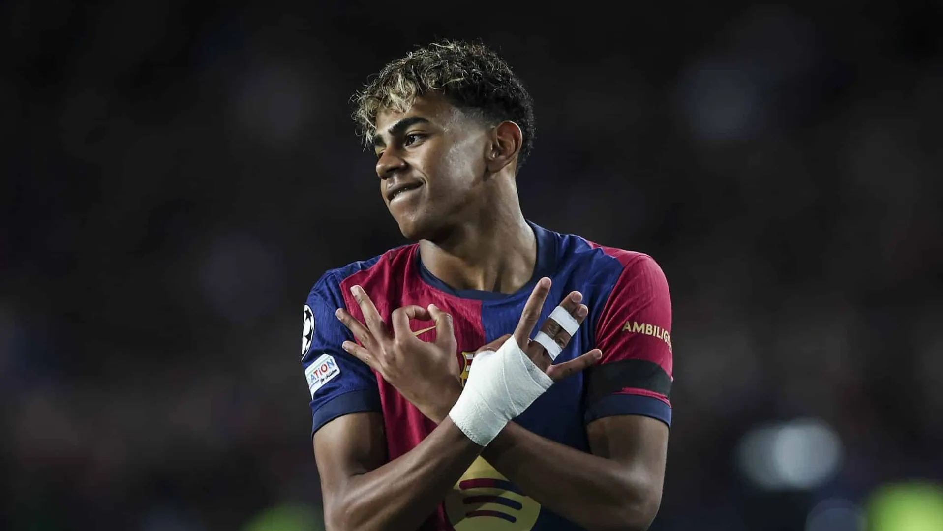 Lamine Yamal Barcelona Champions League