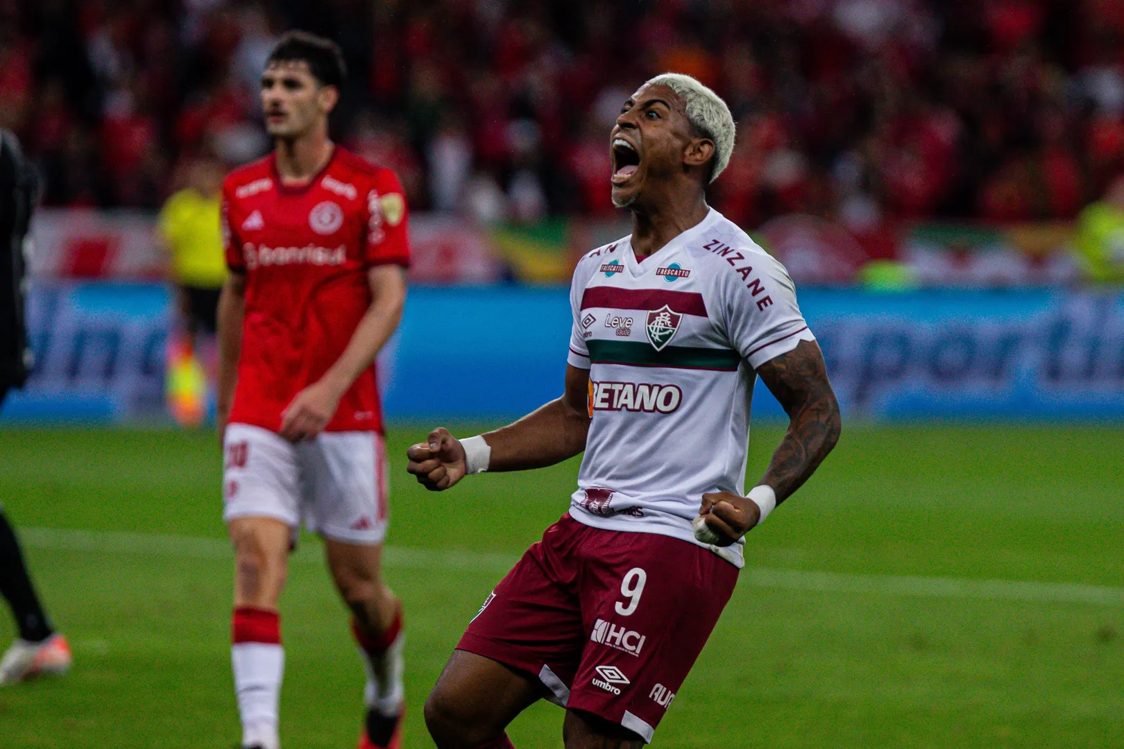 John Kennedy mudou o jogo e foi novamente her&oacute;i da classifica&ccedil;&atilde;o do Fluminense na Libertadores - Foto: Marcelo Gon&ccedil;alves/Fluminense FC