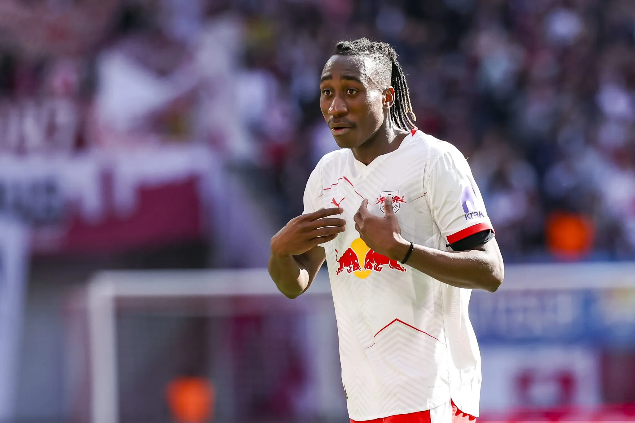Yan Diomande &eacute; destaque do RB Leipzig
