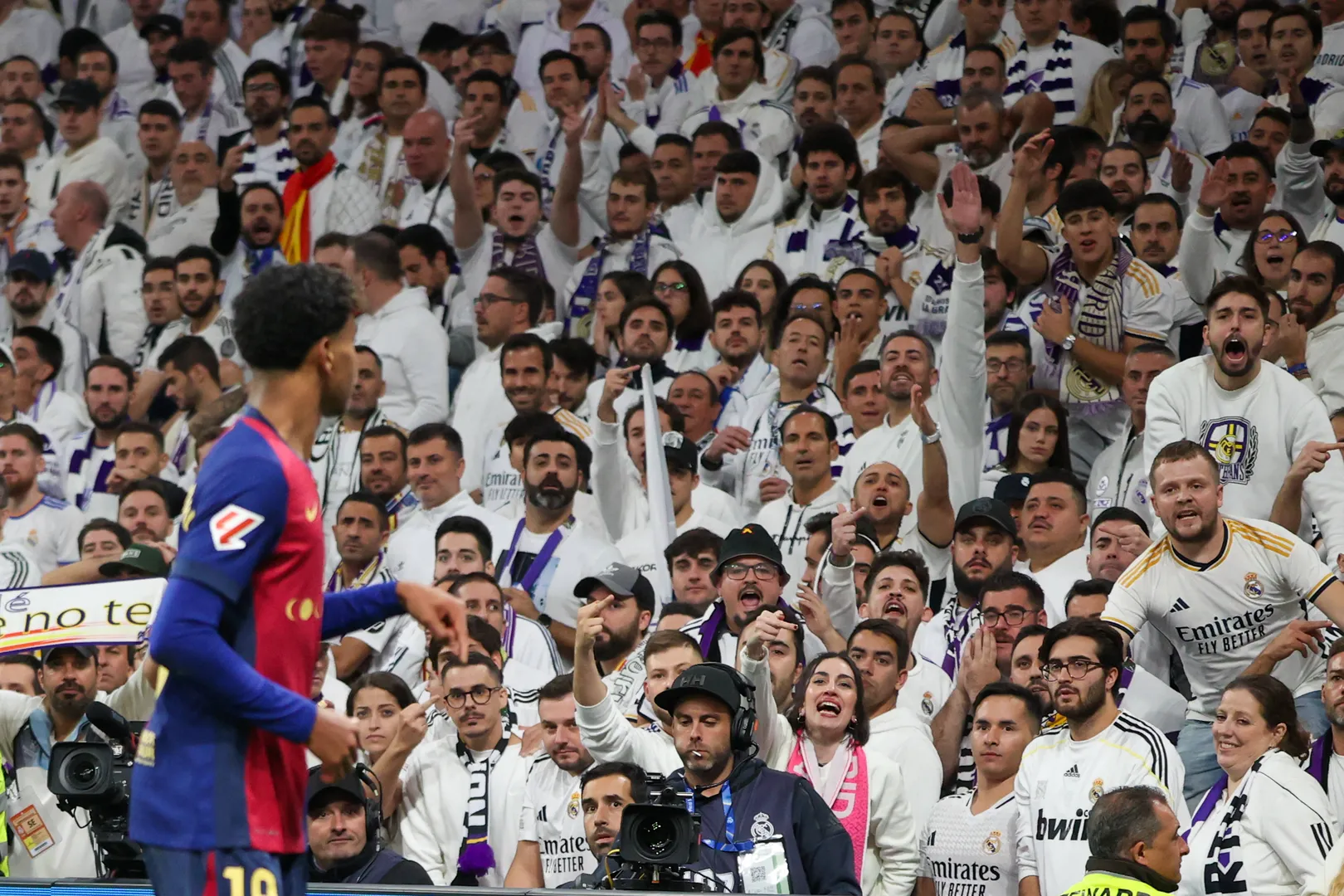 Yamal contra o Real Madrid. Foto: Imago