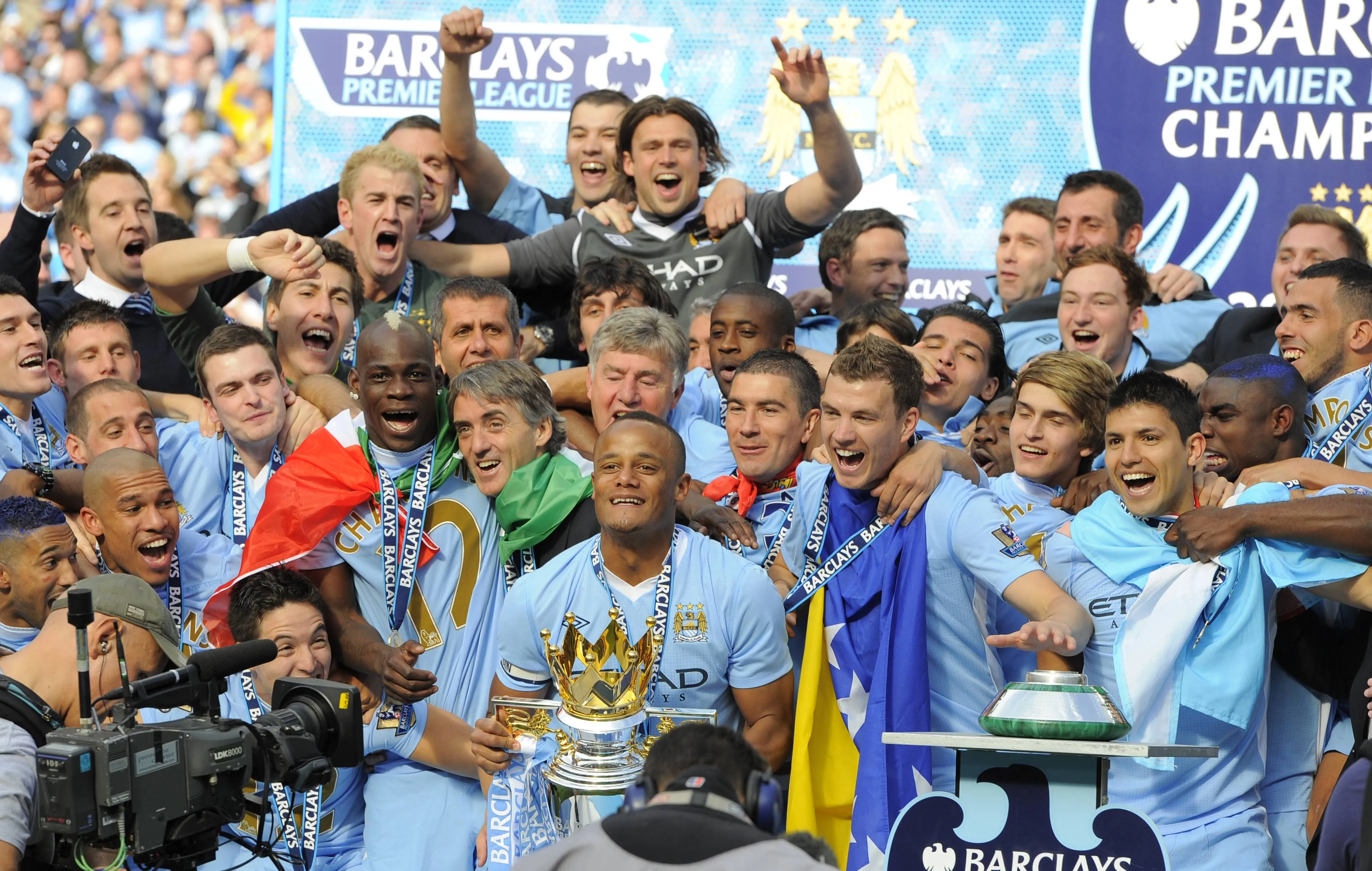 Manchester City conquistou a Premier League em 2011/12