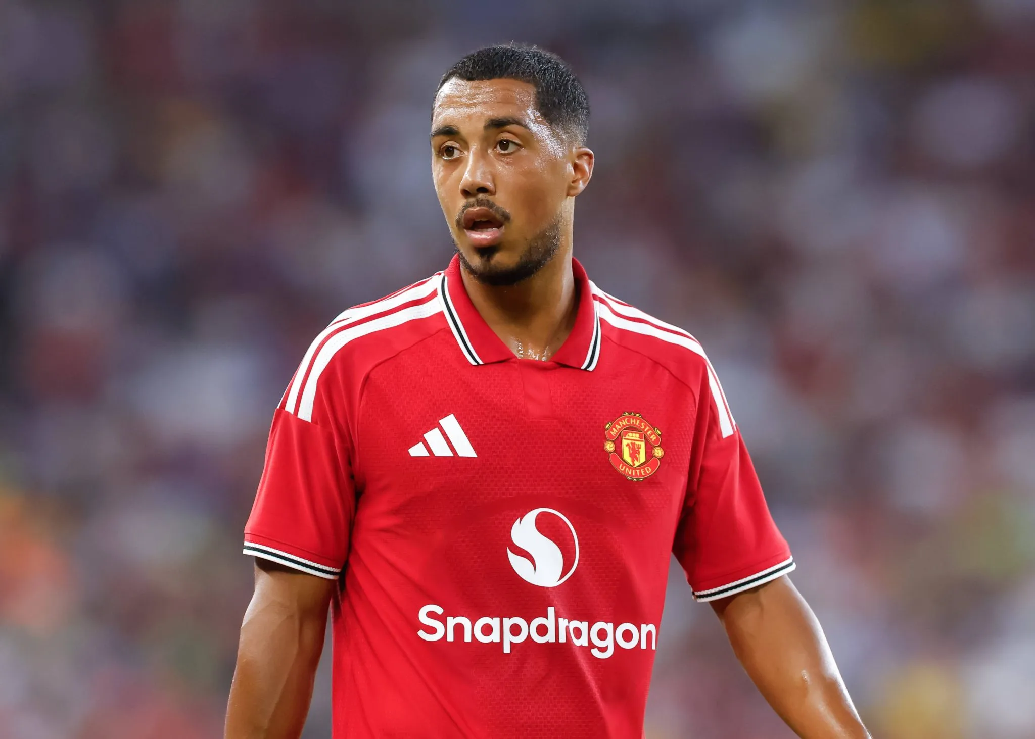 Tielemans em ação pelo Manchester United