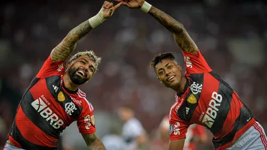 Fus&atilde;o de Bruno Henrique e Gabigol coloca Flamengo em outro patamar na Libertadores