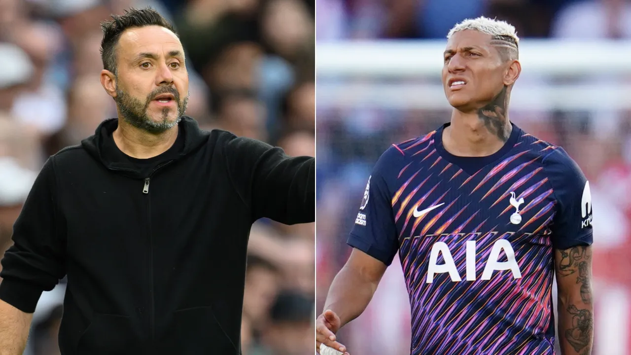 De Zerbi: &lsquo;Richarlison decidiu seu futuro no Tottenham sozinho&rsquo;