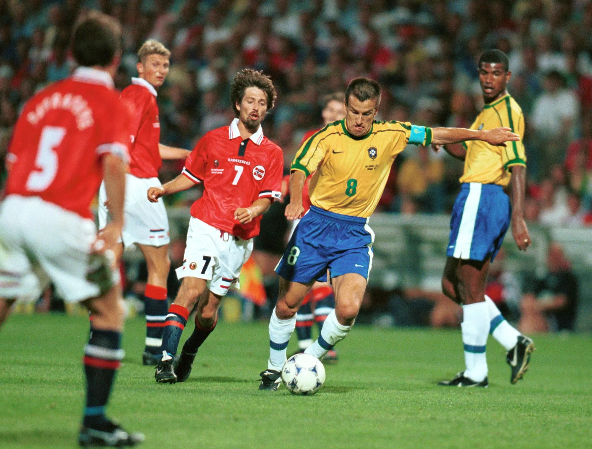 Brasil x Noruega na Copa de 1998