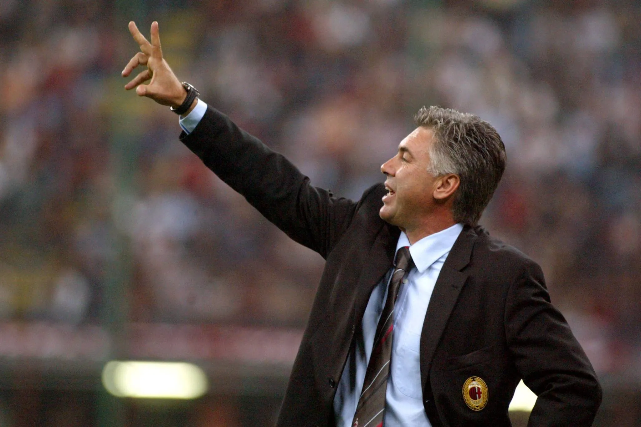 Ancelotti conquistou a Champions League em sua segunda temporada no Milan