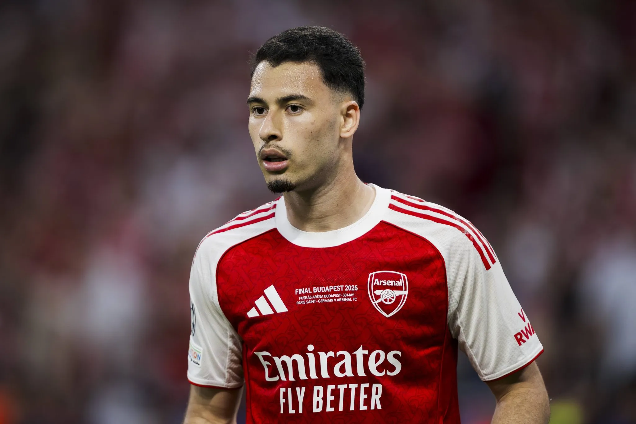 Gabriel Martinelli em a&ccedil;&atilde;o pelo Arsenal