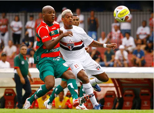 H&eacute;verton, aquele mesmo, estava na &uacute;ltima vit&oacute;ria da Lusa contra o S&atilde;o Paulo, num distante 2010