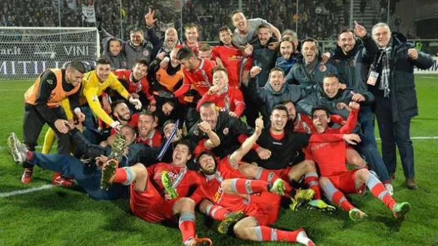 Pela primeira vez em 32 anos, um time da terceirona estar&aacute; nas semifinais da Copa da It&aacute;lia