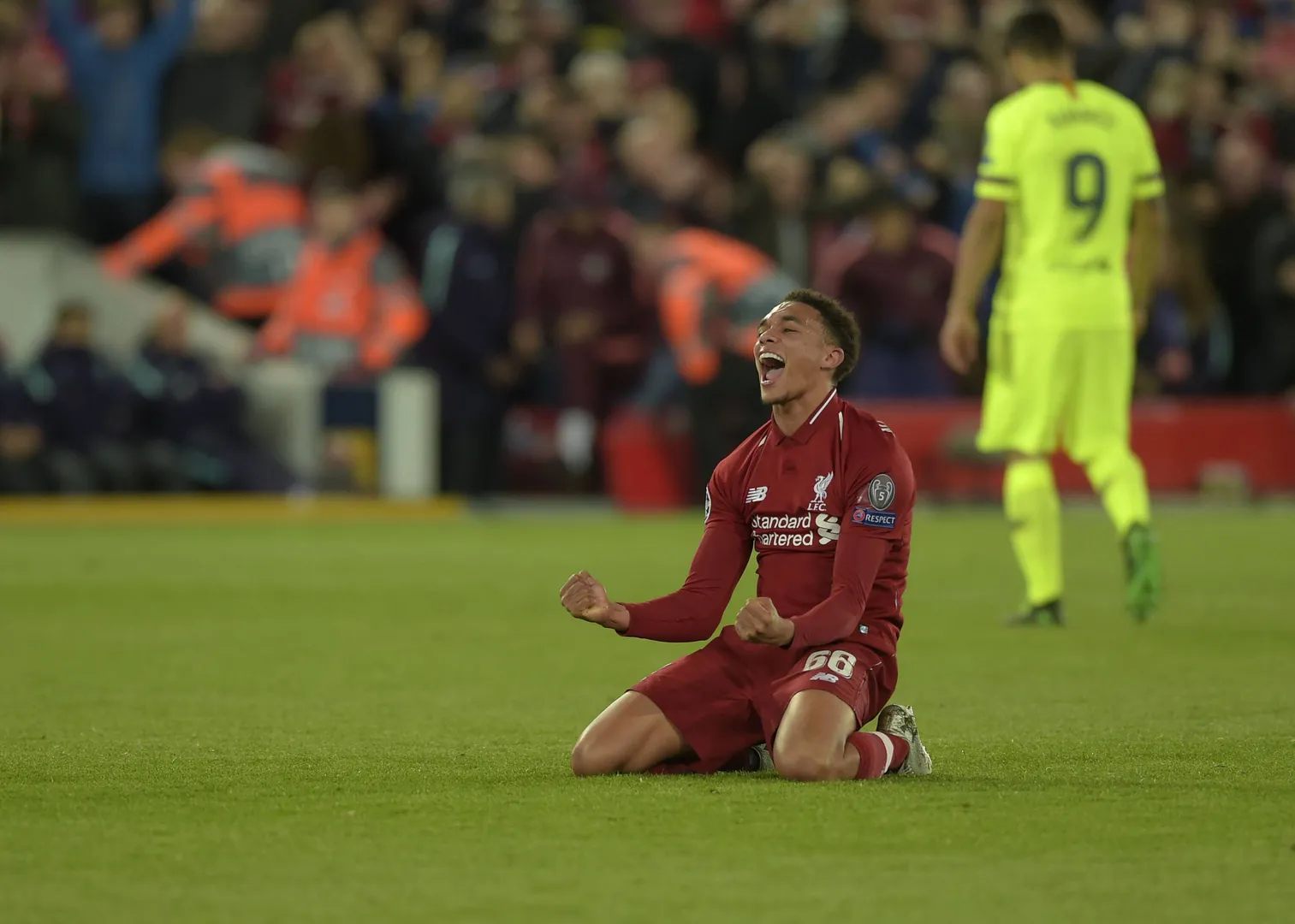 Foto: (Imago) - Alexander-Arnold fez parte do milagre do Liverpool sobre o Barcelona na Liga dos Campe&otilde;es 2018/19