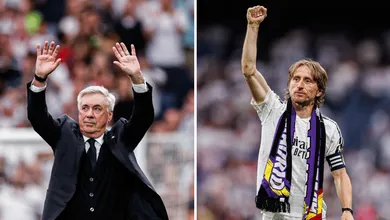 Abra&ccedil;o de Kroos, choro de presidente do Real e declara&ccedil;&otilde;es: A despedida de Ancelotti e Modric