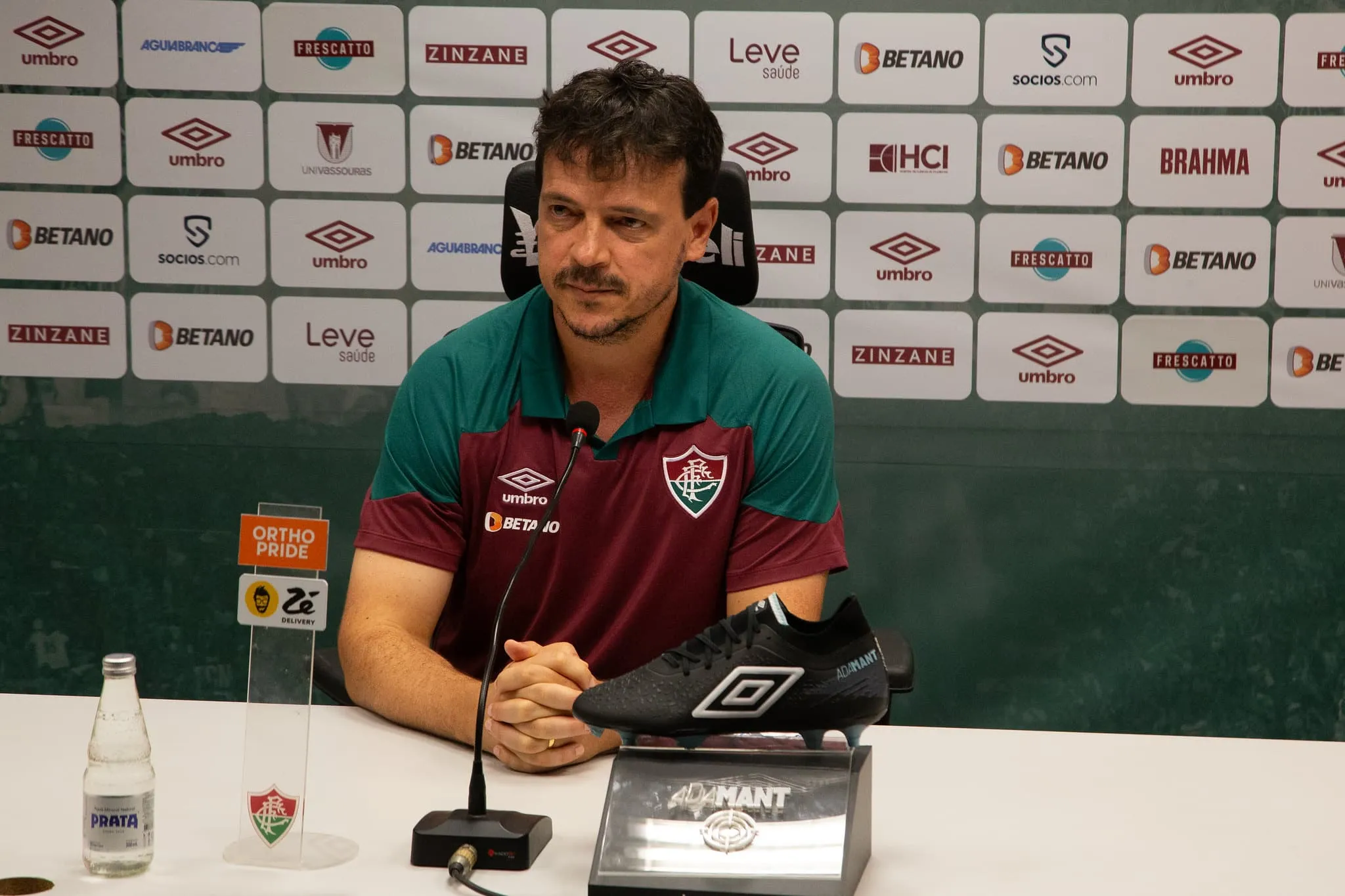 Fluminense: Diniz exalta Marcelo e espera show da torcida para Libertadores