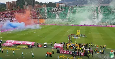 No momento mais vitorioso da hist&oacute;ria, o cl&aacute;ssico de Medell&iacute;n teve um recibimiento fant&aacute;stico
