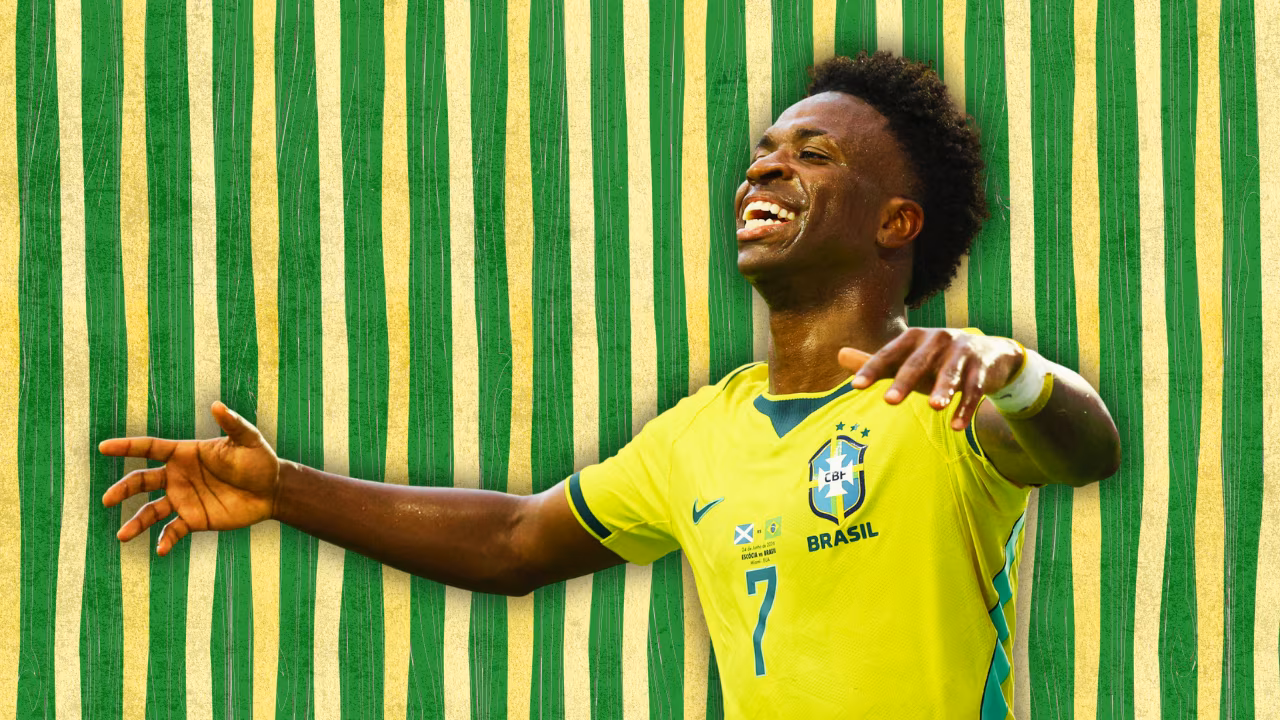 Como mudan&ccedil;as de Ancelotti com Vini Jr. d&atilde;o ao Brasil um novo protagonista ap&oacute;s 12 anos