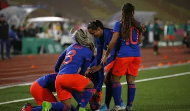 A Col&ocirc;mbia conquista seu in&eacute;dito ouro no futebol feminino dos Jogos Pan-Americanos