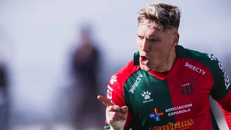 Emiliano G&oacute;mez marcou 10 gols em 20 jogos em 2024 e pode ser o novo refor&ccedil;o do Fluminense - Foto: Divulga&ccedil;&atilde;o/Boston River