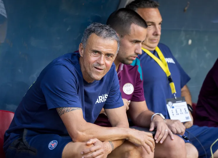 PSG entra em sua segunda temporada sob o comando de Luis Enrique. Foto: Icon Sport
