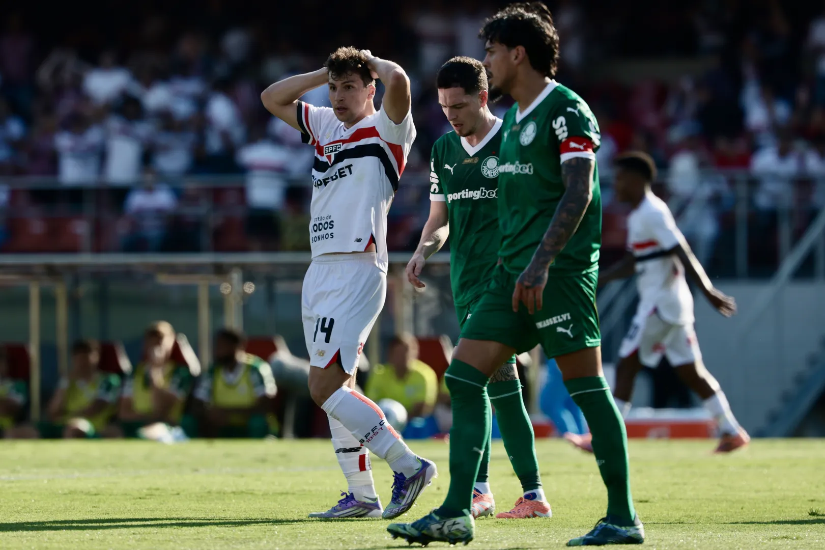 Gonzalo Tapia, em a&ccedil;&atilde;o pelo S&atilde;o Paulo