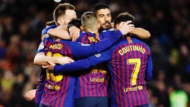 Barcelona vence o Eibar, com o 400&ordm; gol de Messi em La Liga