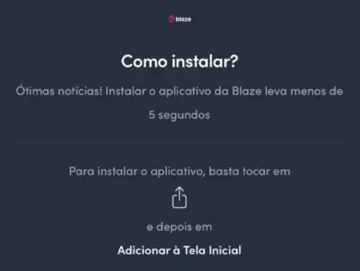 Blaze app: como usar a plataforma no celular