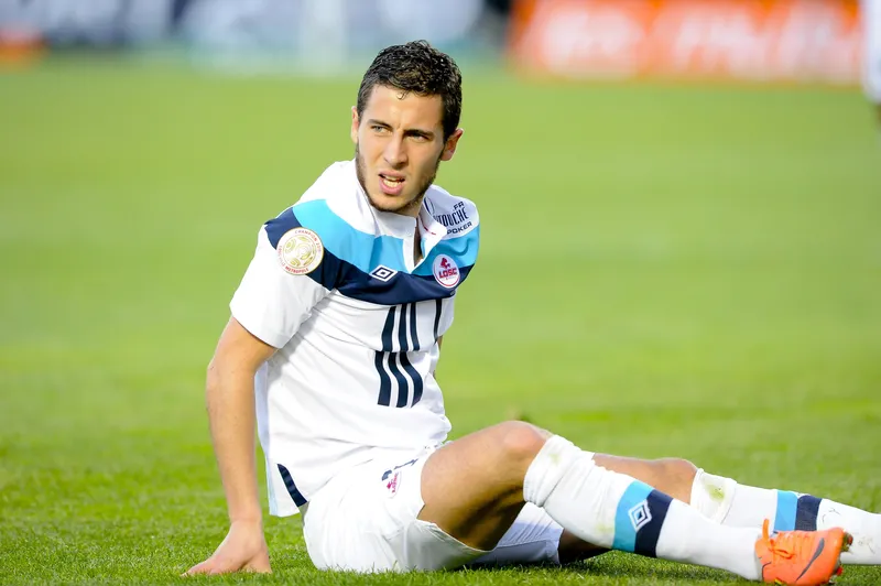 Eden Hazard pela 33&ordf; rodada da Ligue 1 2011/12, em Nice x Lille, maio de 2012. Foto: Icon Sport