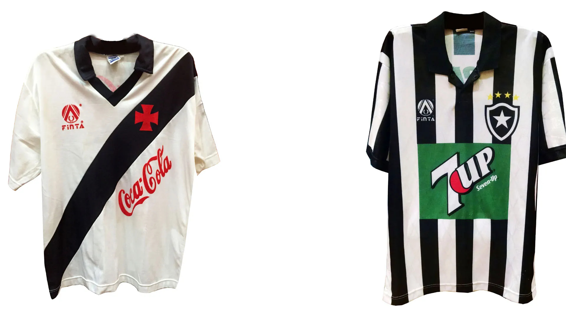 Loja vende camisas originais de Vasco-89 e Botafogo-95, mas pre&ccedil;o &eacute; salgado