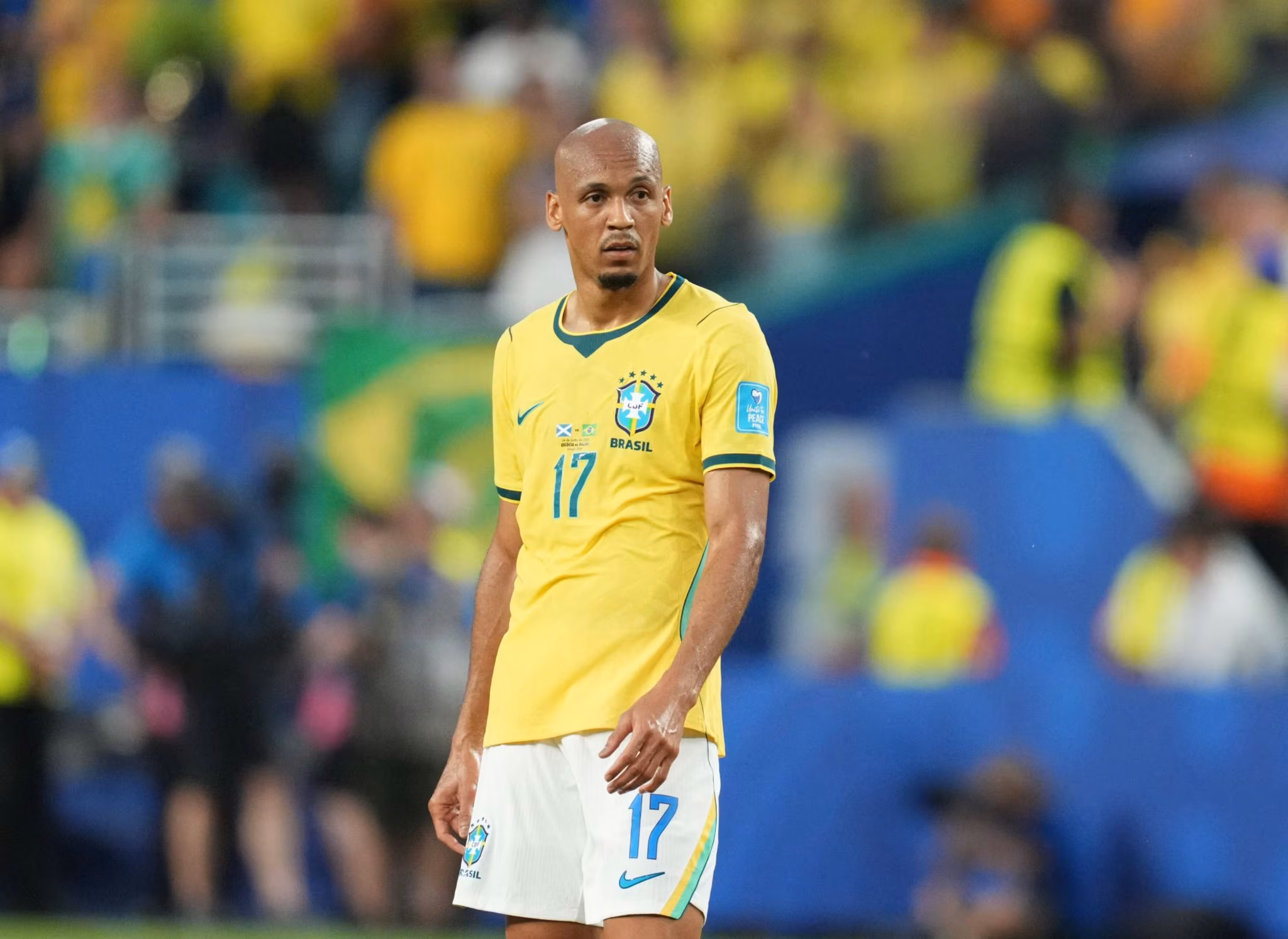 Fabinho pela sele&ccedil;&atilde;o brasileira