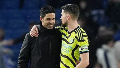 &lsquo;Imposs&iacute;vel n&atilde;o gostar dele&rsquo;: entenda o amor de Arteta por Jorginho no Arsenal