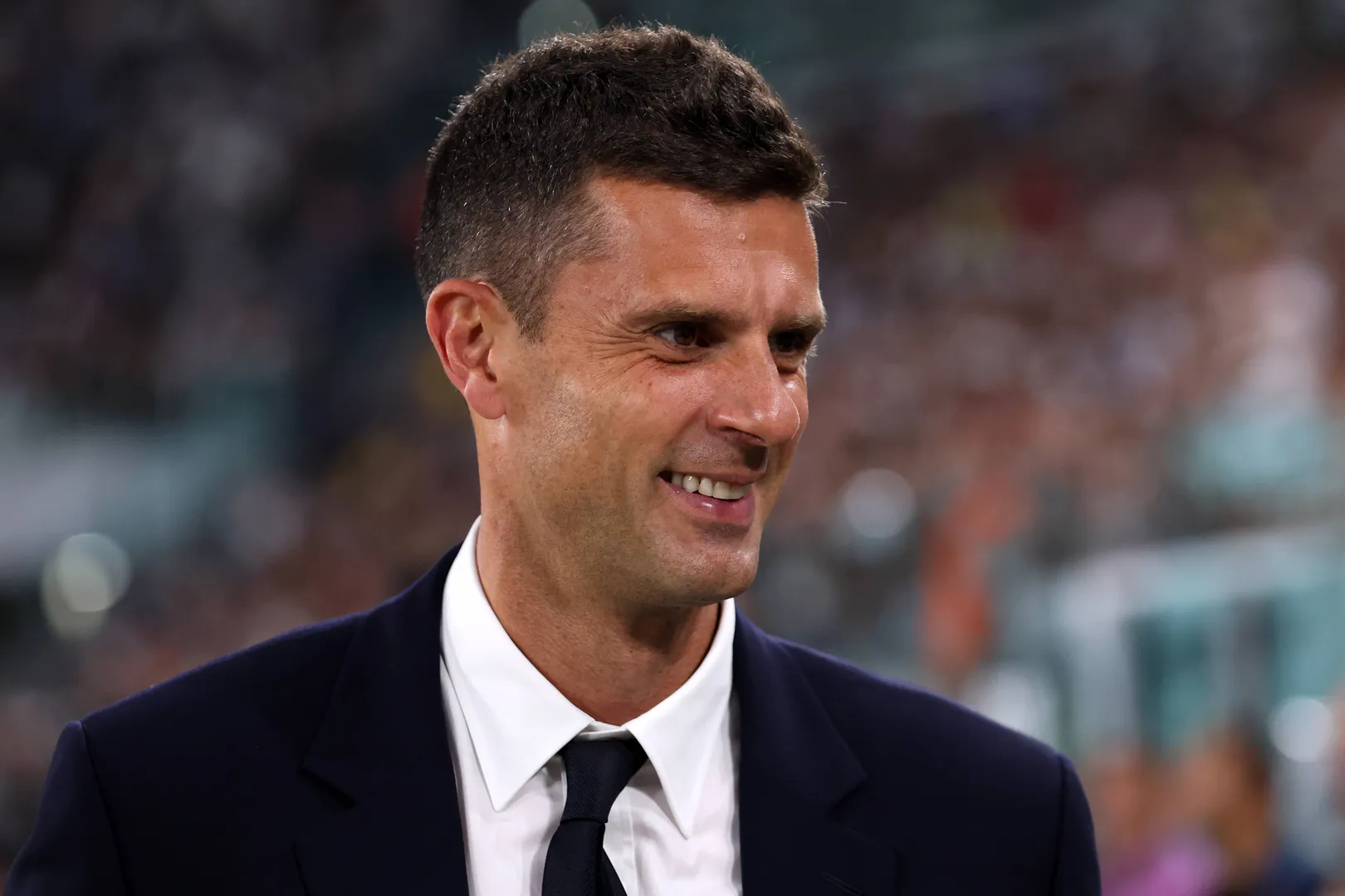 O t&eacute;cnico Thiago Motta durante jogo da Juventus