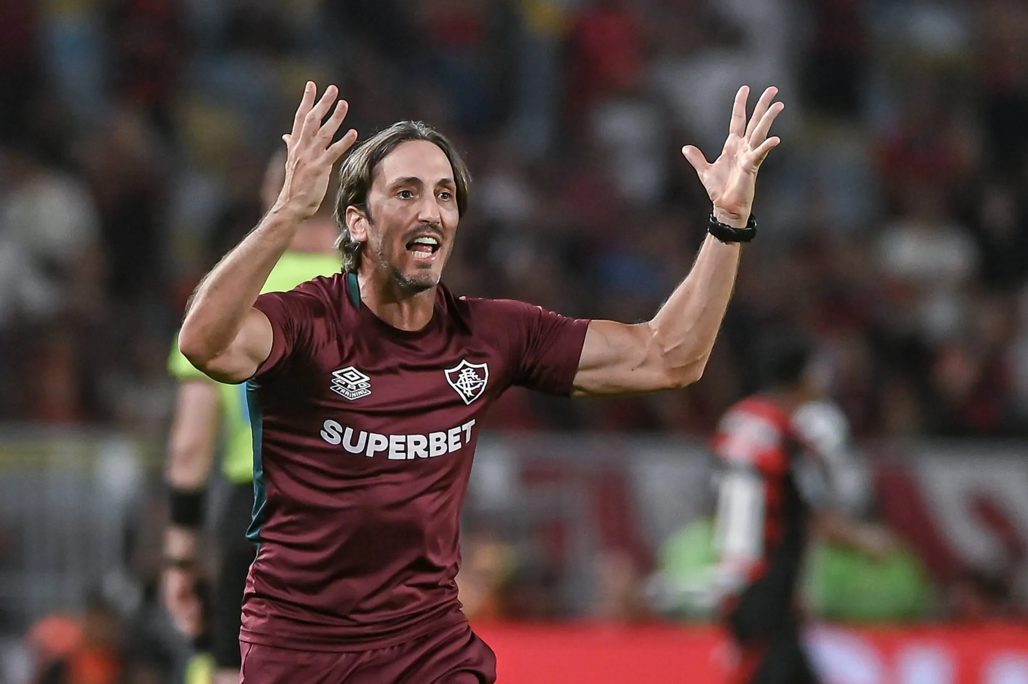 Luis Zubeld&iacute;a, t&eacute;cnico do Fluminense