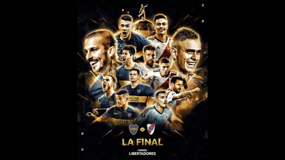 A final da Libertadores tamb&eacute;m &eacute; gigante porque dar&aacute; a eternidade a dois times j&aacute; hist&oacute;ricos