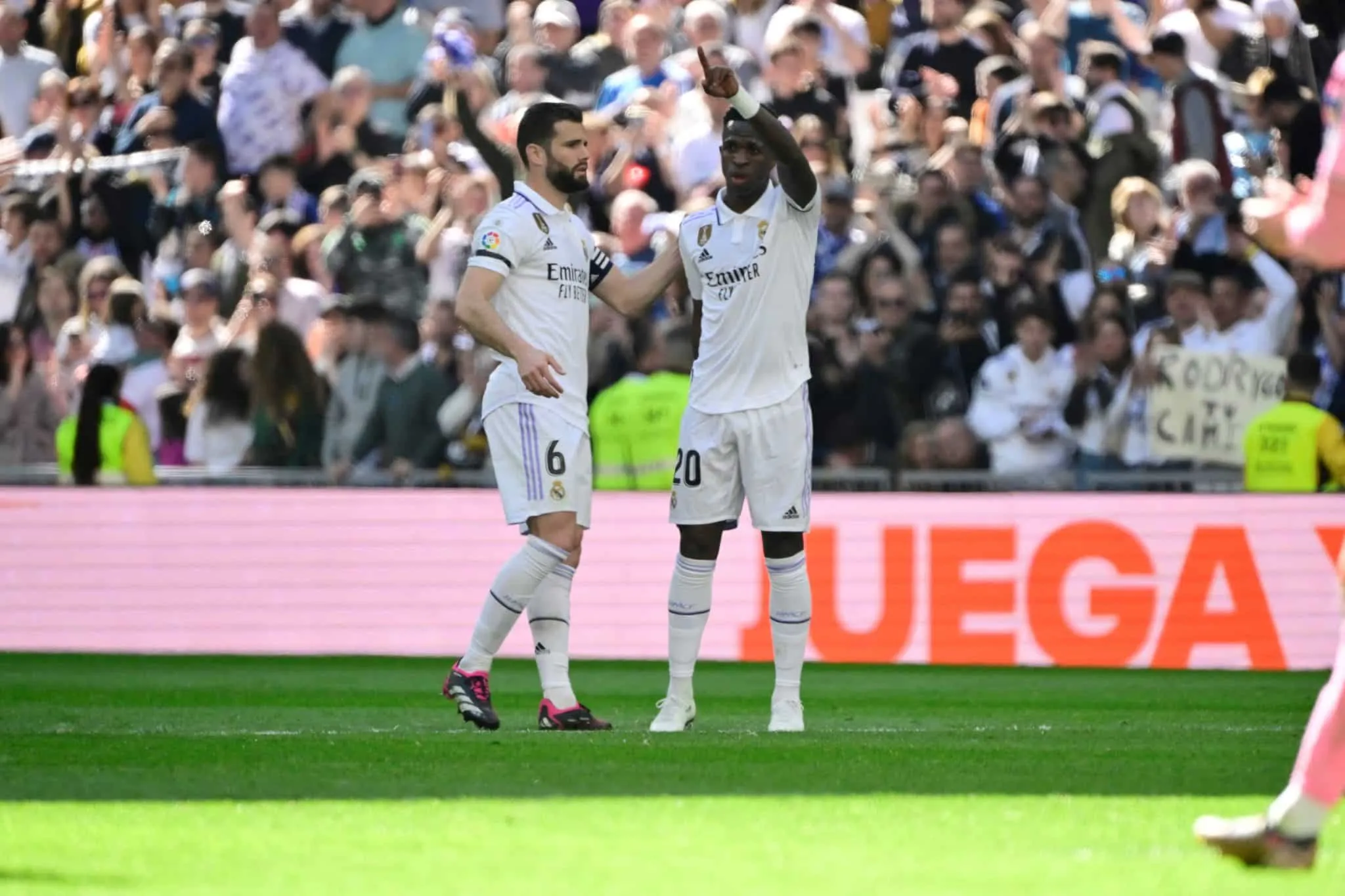 O Espanyol deu um susto no Bernab&eacute;u, mas o Real Madrid buscou a virada com protagonismo brasileiro