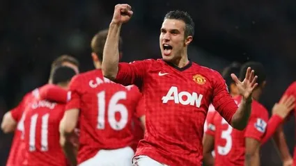 Van Persie foi crucial na campanha do Manchester United e &eacute; artilheiro do campeonato
