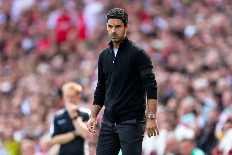 Mikel Arteta, t&eacute;cnico do Arsenal
